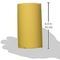 Χρυσό μαξιλάρι δίσκων γυαλόχαρτου οξειδίων PSA αργιλίου 6,4 ίντσας για το αυτοκίνητο ξύλο
