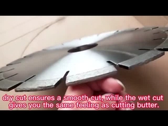 300 mm Laser συγκολλημένες λεπίδες διαμαντιού πέτρα κοπή με κλειδί slot για την κοπή γρανίτη