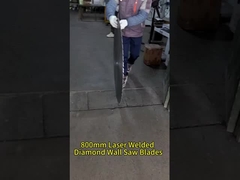 800 χιλιοστών διαμαντένια πριονιδάκια τοίχων με λιωμένο λέιζερ για ενισχυμένο σκυρόδεμα