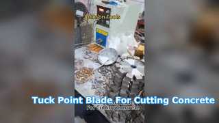 Premium πυροσυσσωματωμένη λεπίδα Turbo 160mm για επαγγελματική κοπή σκυροδέματος