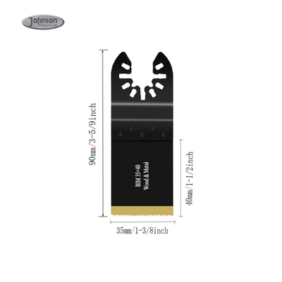 35mm 1-3/8 "Bi-Metal Titanium Coated Oscillating Multi Tool Saw Blade Για το μέταλλο νυχή ξύλο πλαστικό κόψιμο