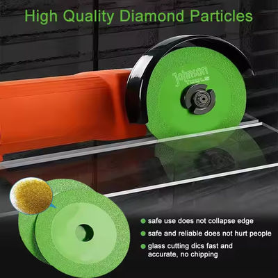 4 ίντσες 100 χιλιοστά Πράσινο Υπερ- λεπτός Jade Glass Cutter Thin Diamond Marble Saw Blade Κεραμικά κεραμικά πλακάκια γυαλί Κόψιμο δίσκος για γυαλί