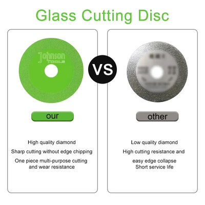 100 mm Vacuum Brazed Diamond Cutting Disc Tile Ceramics Porcelain Glass Saw Blades Για γυάλινο νεφρίτη