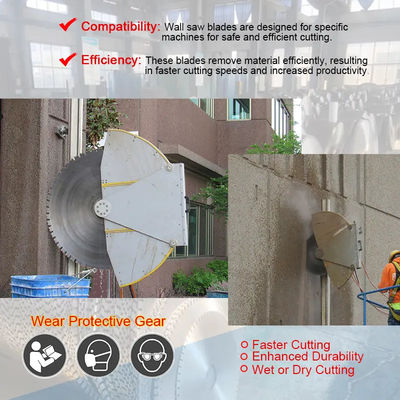 Μεγάλη διάμετρος 800mm Σιδηρουργικός κόφτης Διαμαντένιος τοίχος έδειξε λεπίδα για την κοπή Καταστροφή Σιδηρουργική κατασκευή