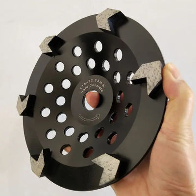 180mm συγκεκριμένος τροχός άλεσης φλυτζανιών διαμαντιών 7 ίντσας Β δόντια μορφής