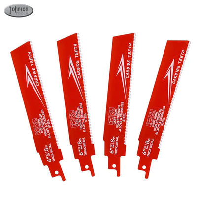 6 ιντσών Bi-Metal OEM Αντικατάστατο Saw Blade Industrial για το μέταλλο Cast Iron Alloy Steel Sawzall Blade Carbide