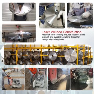 οι στροβιλο λεπίδες πριονιών κοπής διαμαντιών 180mm για τη γρήγορη κοπή ενίσχυσαν το σκυρόδεμα