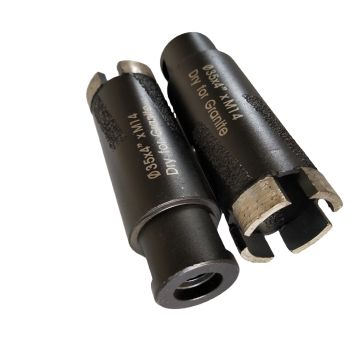 SGS OD 35mm ξηρά κομμάτια τρυπανιών πυρήνων διαμαντιών με τη συγκόλληση των ράβδων για το γρανίτη