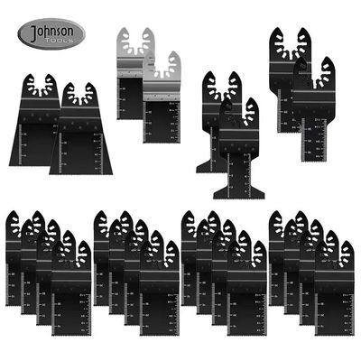 24PCS Παγκόσμια μεταλλική ξυλεία ταλαντώμενη πολυεργαλείο γρήγορη απελευθέρωση πολυεργαλείο πριονίδια