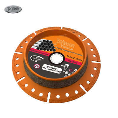 Βάθωμα Brazed διαμαντένια λεπίδα για σωλήνα 115mm διαμαντένια λεπίδα Pro Cutter σωλήνα