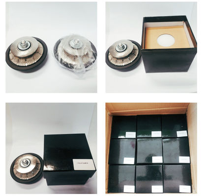 Demi Bullnose 75mm ρόδες σχεδιαγράμματος χεριών κομματιών δρομολογητών για τη λείανση Countertop γρανίτη