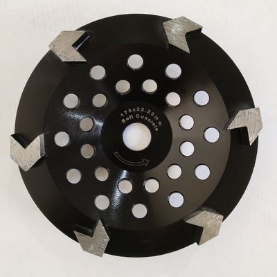 180mm M14 πατωμάτων γωνίας μύλων λέιζερ ροδών φλυτζανιών που ενώνεται στενά συγκεκριμένο