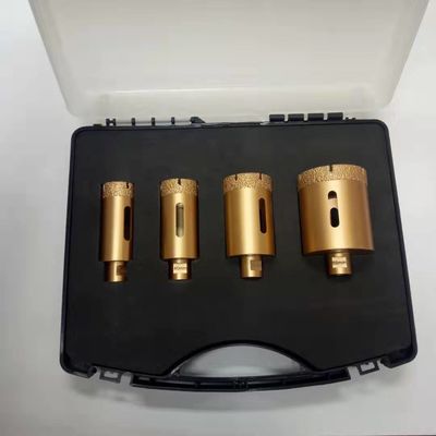 M14 4pcs 72MM μικτά ξηρά κομμάτια τρυπανιών πυρήνων πορσελάνης μηδενικά δόνηση